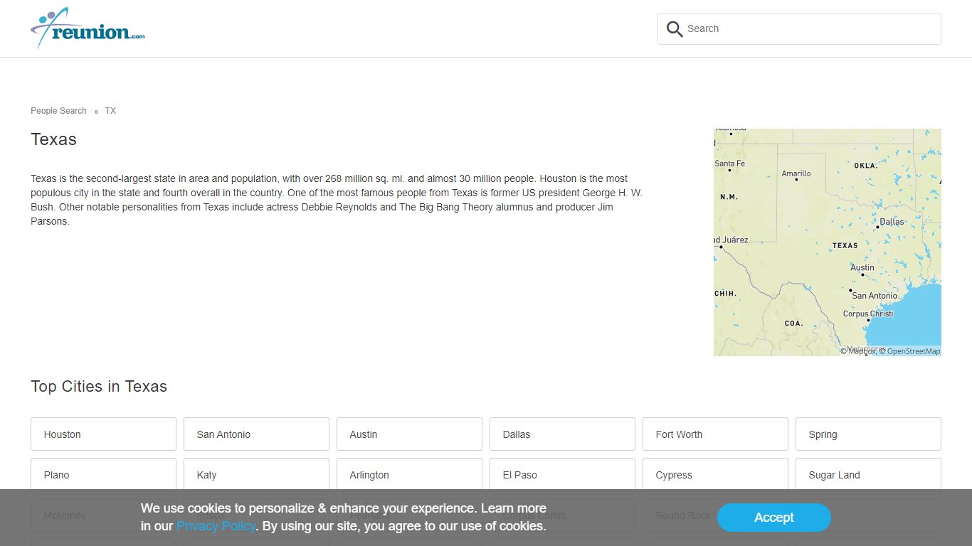 Texas People Finder & People Search - Reunion.com